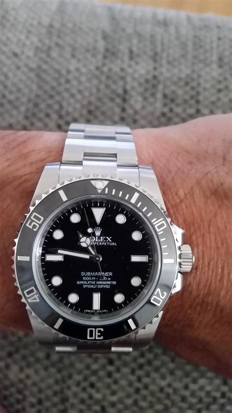 rolex 114060 verklebt|rolex submariner 114060.